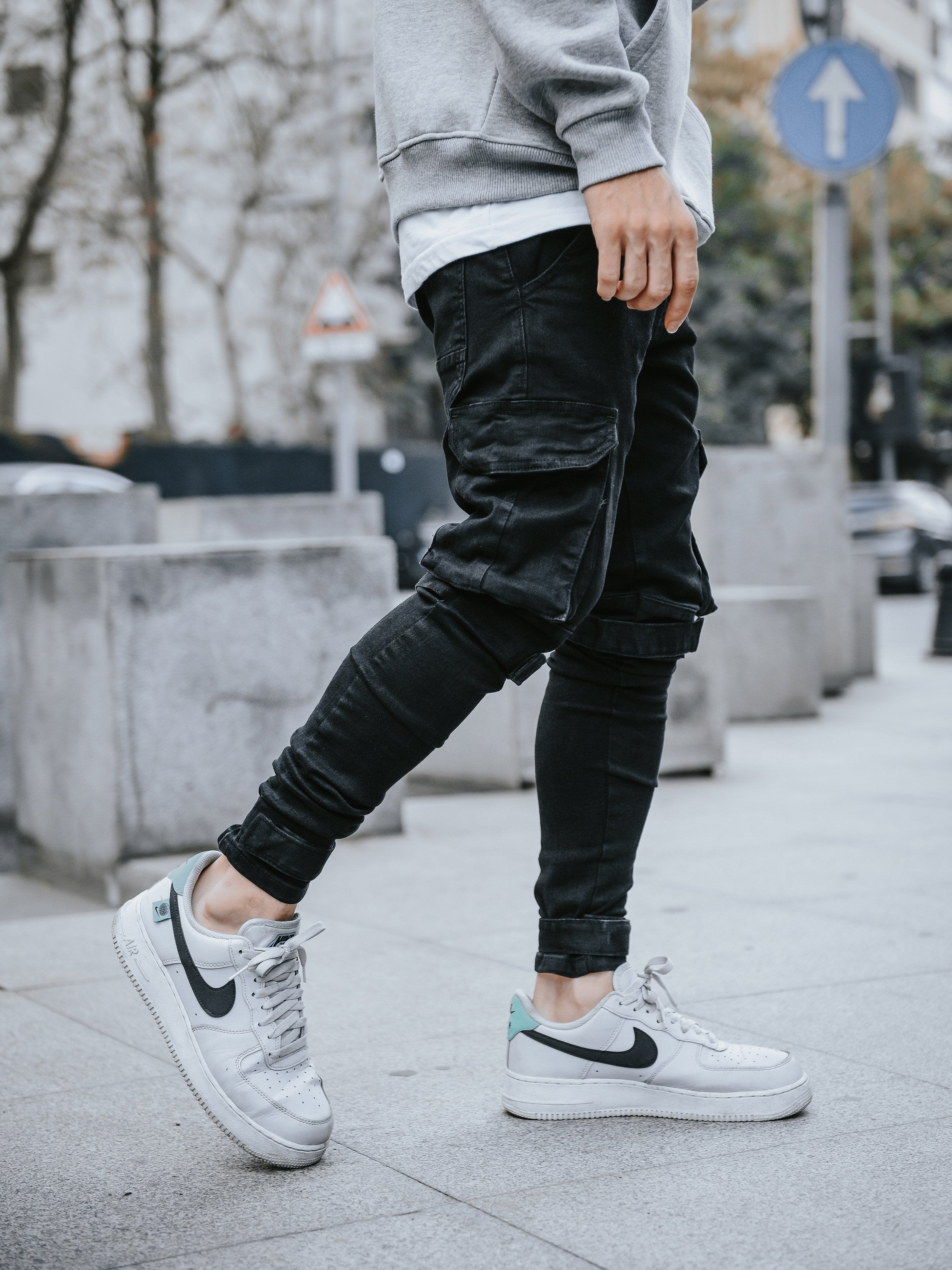 Ready Buckled Skinny Cargo Pants - Grey | Fashion Nova, Mens Pants |  Fashion Nova