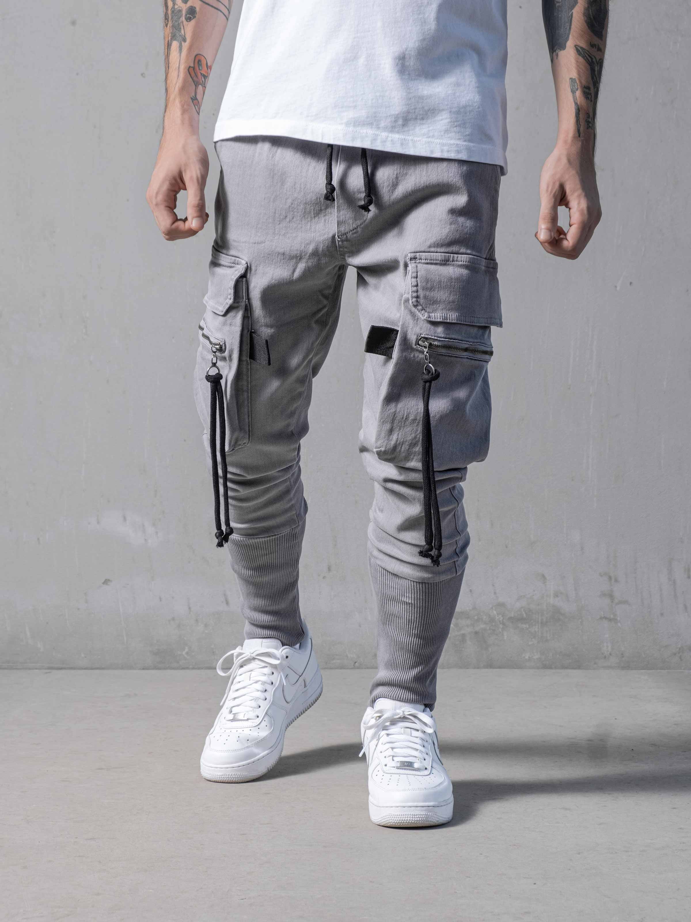 Calvin Klein Jeans Skinny Washed Cargo Pant - Beige BestMenswear.com