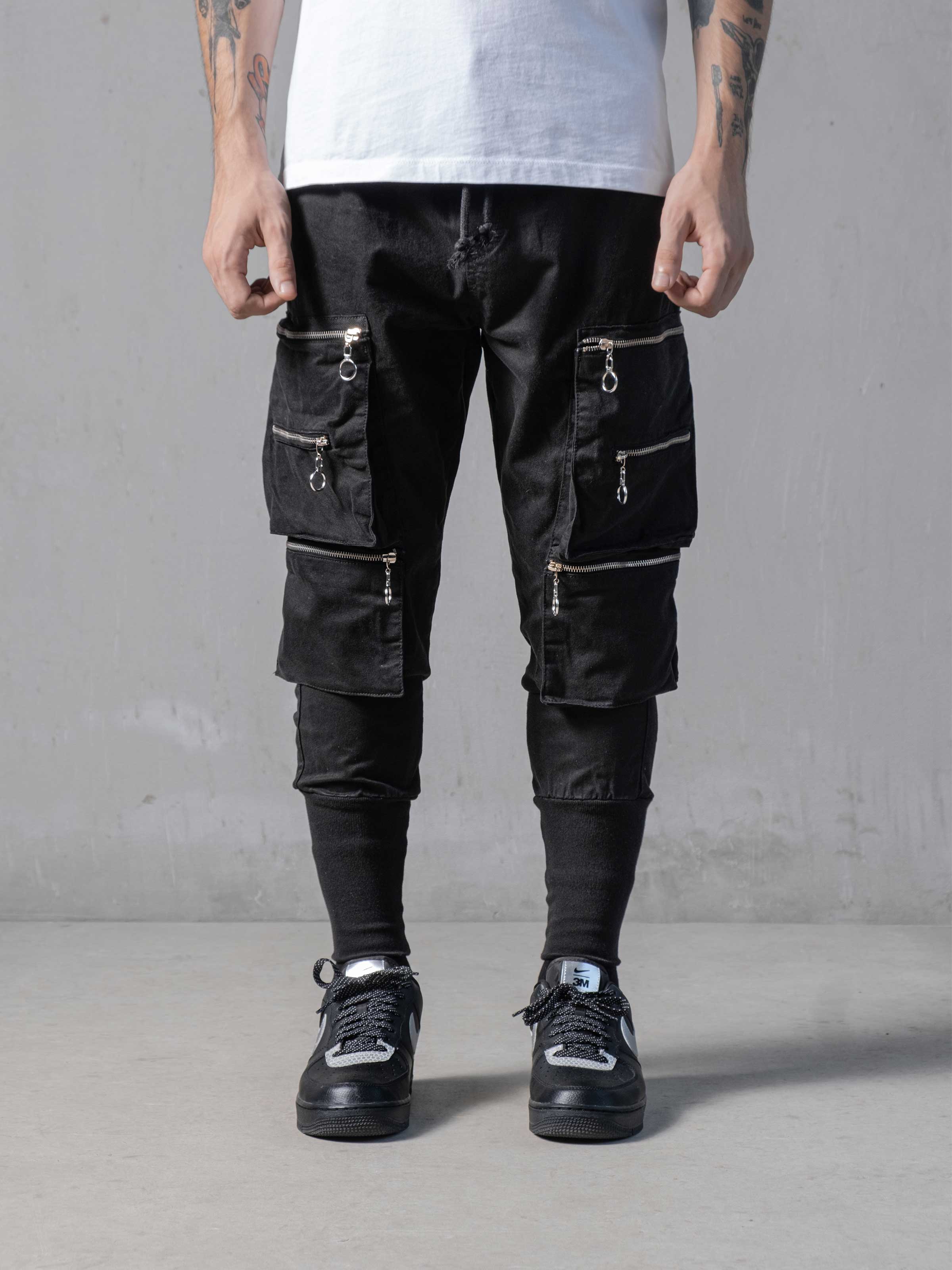 Pockets on Black Pants | Men's Streetwear | Monocloth – Monocloth